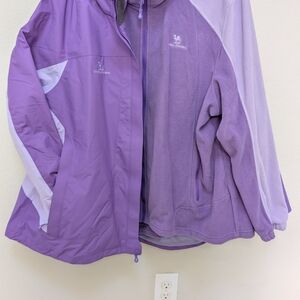 Camel Crown Purple 3-in-1 Winter Jacket, 3X Women's